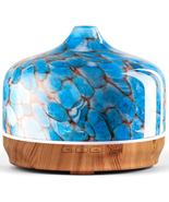 500Ml Glass Essential Oil Diffuser Aromatherapy Ultrasonic Cool Mist Hum... - $1,216.36 MXN