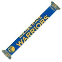 Golden State Warriors NBA Scarf Wordmark Double Sided Basketball - £13.42 GBP
