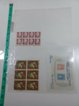 lot of posted USA stamps, see photos (book 2 # 12) - £4.70 GBP