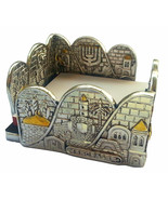 Holy land Stand for memo paper from Israel Jerusalem old city and menora... - £23.57 GBP