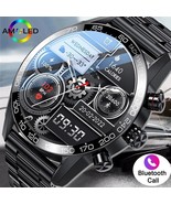 Smart watch For Men AMOLED HD Screen Bluetooth Calling Sport Men&#39;s Smart... - £37.97 GBP