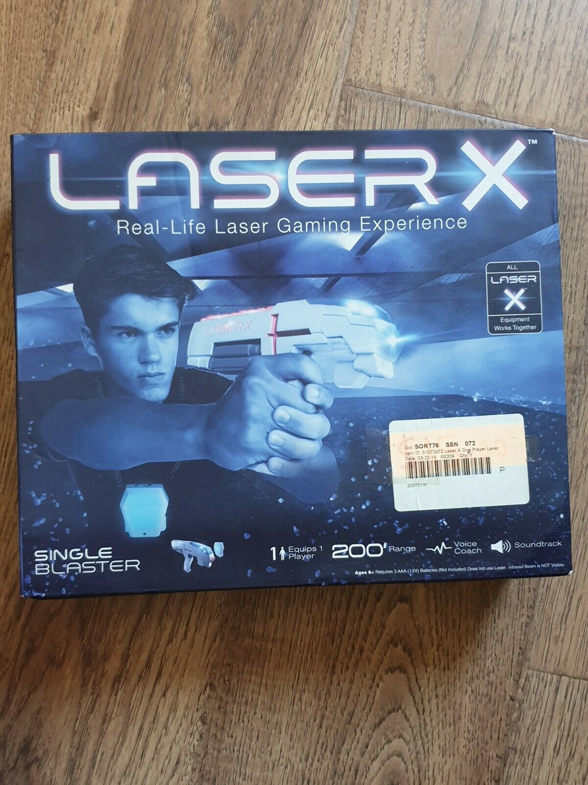 Laser X 88011 Single Blaster Gaming Set Real-Life Laser Experience - $9.49