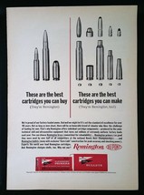 Vintage 1963 Remmington Arms Co Center Primers Fire Cartridges Full-Page Ad - £5.24 GBP