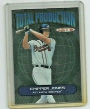 Chipper Jones (Atlanta Braves) 2002 Topps Total Production Foil Insert Card TP10 - £3.89 GBP