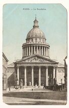 le pantheon paris France Vintage Postcard Architectual Landmark 20th Cen... - $5.93