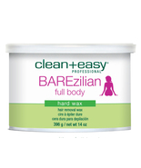 Clean &amp; Easy Barezilian Full Body Hard Wax, 14 Oz. - £15.65 GBP