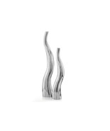 HomeRoots 3.5 x 6 x 32 in. Buffed Curva Tall Wiggly Vases - Set of 2 - $165.80