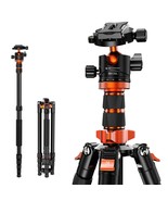 78 Inch/198Cm Camera Tripod,3 Sections Central Axis Travel Tripod With 3... - £119.67 GBP