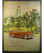 1954 Plymouth Belvedere Suburan Station Wagon Ad - The admiring glances - $18.49