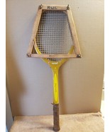 Vintage Spalding Award Tennis Racquet with Wood Holder Cover - £11.94 GBP