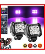 790 Lumen Purple LED Light Pods - 2pcs Off-Road Lighting with Mounting B... - $719.88 MXN