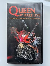 QUEEN RARE LIVE - A CONCERT THROUGH SPACE AND TIME (VHS TAPE, 1989) - $4.43