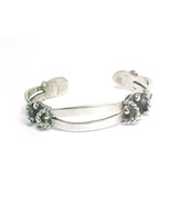 STERLING MEXICO Vintage CUFF BRACELET - 25 grams heavy - Signed - £98.86 GBP