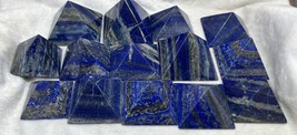 Royal Blue Lapis Lazuli Pyramids Crystals Chakra healing wholesale 15PCs  3195gm - £140.79 GBP