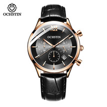  Men&#39;s Quartz Watch - Waterproof Chronograph Wristwatch LK733687108084 - £26.94 GBP