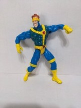 CYCLOPS X-Men Action Figure 1997 Marvel ToyBiz 4.5 inch Blue Yellow Jointed Vtg - £11.13 GBP