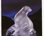 Lalique Advertising Photograph French Crystal Seal or Sea Lion on Ice  - $27.72