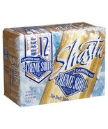 Shasta 12 Piece Pack Soda Soft Drinks, CREME SODA - $8.80
