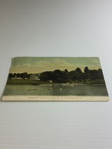 Antique (1909) SAEGERSTOWN, PA. The water front near the old Inn. Lake scene - £9.00 GBP