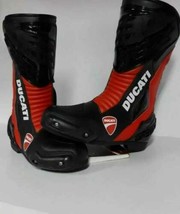 Ducati Corse Motorcycle Cowhide Leather Shoe and Glove Racing Motorbike ... - $119.99