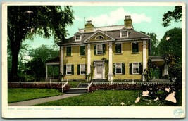 Longfellow House Cambridge Massachusetts MA UNP Unused Phostint DB Postcard G2 - £2.29 GBP