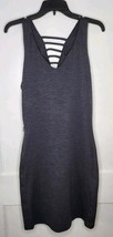 Toad &amp; Co Dress Women Large Tech Tomboy Tank Gray Sleeveless Pocket Stretch - $25.00