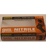 9 mil Nitrile Powder-Free Gloves 50 Pc Large for Industrial Use - £30.29 GBP