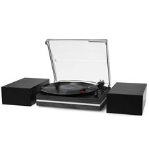 Record Player For Vinyl With External Speakers, Belt-Drive Turntable Wit... - £128.78 GBP