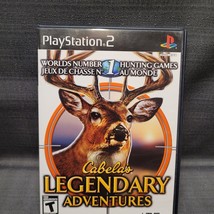 Cabela&#39;s Legendary Adventures (Sony PlayStation 2, 2008) PS2 Video Game - £6.19 GBP