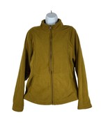 Merona Women&#39;s Fleece Green Full Zip Jacket Size L - £13.23 GBP