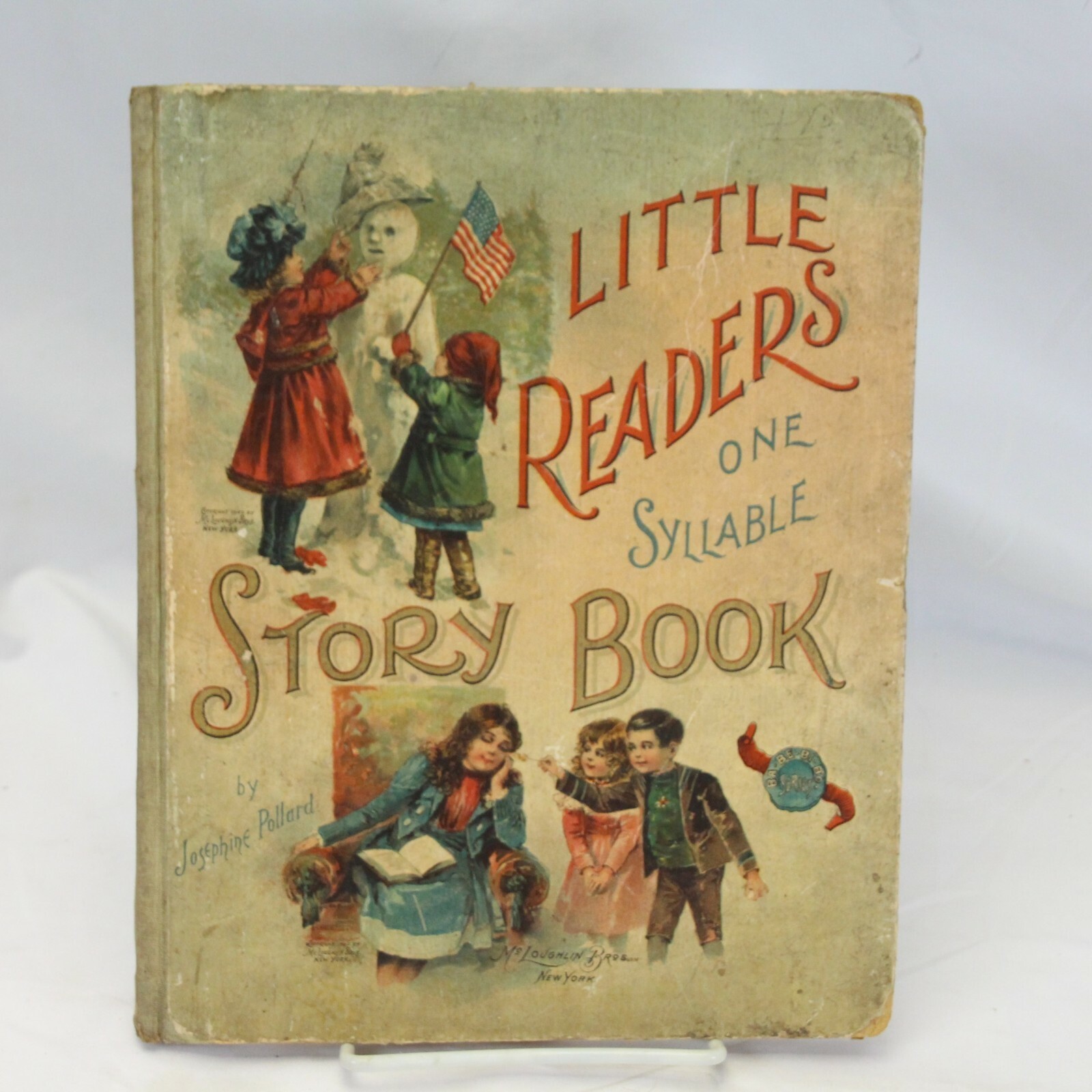 Little Readers One Syllable Story Book 1901 Josephine Pollard Mc Loughli... - $24.49