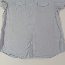 Calvin Klein Youth/Boy's Size L Gray Cotton Button Up Short Sleeve Pocket Shirt image 11