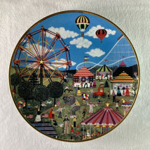 American Folk Art Country Carnival Wooster Scott Franklin Mint 8 1/8&quot; Plate - £7.03 GBP