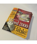 MICROSOFT WORD 2000 BIBLE Book + Quick Start + Brand New CD -- RARE FIND! - £101.19 GBP