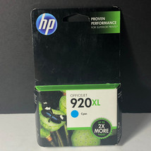 HP OFFICEJET 920XL INK CYAN blue sealed box for computer printer nib hew... - $9.85