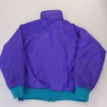 Columbia SL5750 Women’s Large Teal/Purple Reversible Nylon Insulated Ski Jacket image 2