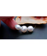 Genuine Rare AA+ South Sea Bright Platinum White Iridescent Australian C... - $2,369.22 MXN