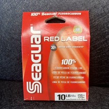 Seaguar Red Label 100% Flurocarbon Fishing Line 250yd 10lb Spool New in Box - £14.36 GBP