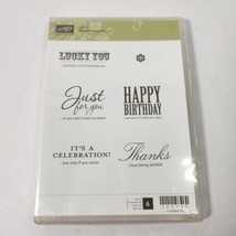 Stampin UP Afterthoughts RETIRED Hostess Stamp Set Greetings Sentiments Birthday - £3.84 GBP