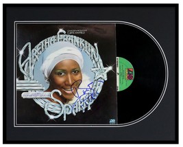 Aretha Franklin Signed Framed 1972 Sparkle Vinyl Record Album Display - £387.92 GBP