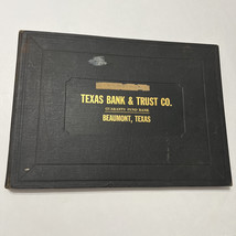 Texas Bank And Trust Check Book  Beaumont TX B.E. Quinn Rice Growers 1920s - £30.38 GBP