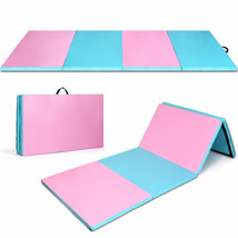 4&#39; x 10&#39; x 2&quot; Folding Gymnastics Tumbling Gym Mat Indoor Outdoor Stretching Yoga - £145.44 GBP