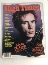 High Times Magazin Vintage Oktober 1977 Johnny Rotten &amp; The Sex Pistols - £28.09 GBP