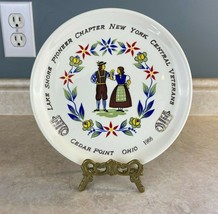Lake Shore Pioneer Chapter New York Central Veterans Cedar Point Ohio 1966 Plate - £7.75 GBP