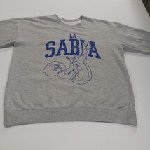 Peralta Project LA SABIA Men's Gray Pullover Graphic Sweatshirt Size Large image 11