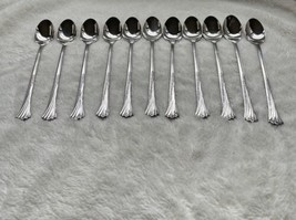 11 Iced Teaspoons Oneida SPRING GLEN Stainless Distinction Deluxe 7 1/2” - $56.10