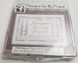 Kreinik Flowers for My Friend Needle Kit Barbara Peterson Thread &amp; Chart... - £22.04 GBP