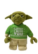 Lego Yoda 10&quot; Plush A Merry Christmas I Wish You Star Wars Holiday 2020 - $12.05