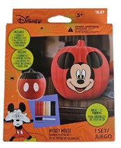 Mickey Mouse Pumpkin Painting Kit Stencils,  Paint &amp; Brushes Halloween P... - £7.09 GBP