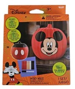 Mickey Mouse Pumpkin Painting Kit Stencils,  Paint &amp; Brushes Halloween P... - £7.03 GBP